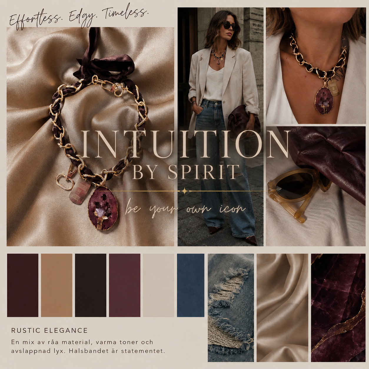 Halsband chocolate intuition by spirit