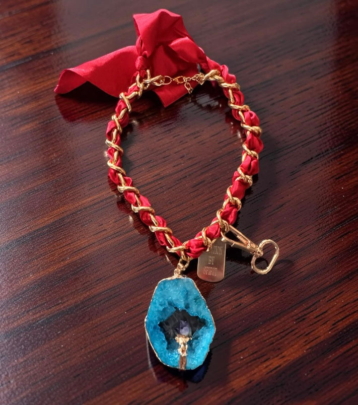 Halsband röd Intuition by spirit