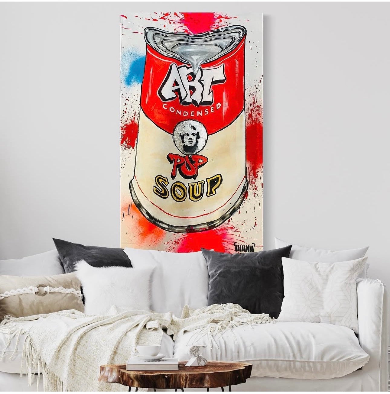 Tavla Andys popart soup