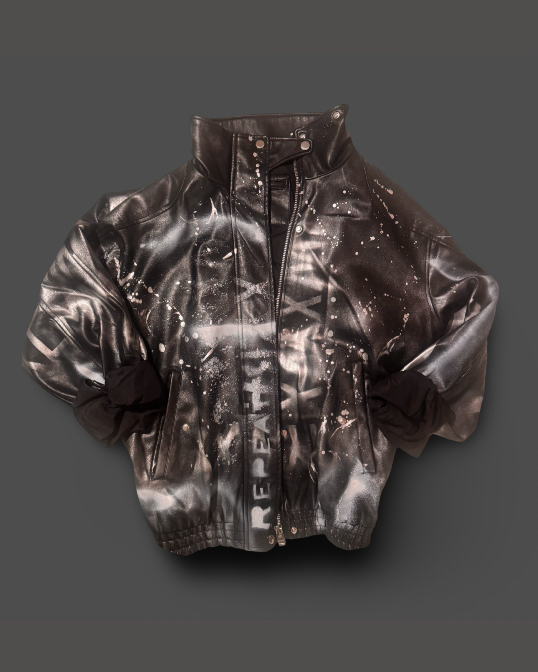 Skinnjacka oversized